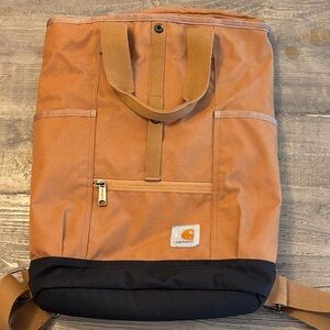 Carhartt Brown and Black Unisex Backpack